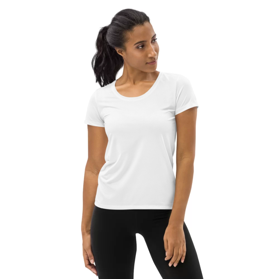 All-Over Print Women's Athletic T-Shirt